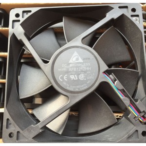 DELTA AFB1212HH 12V 0.5A 2wires 3wires 4wires Cooling Fan - Picture need